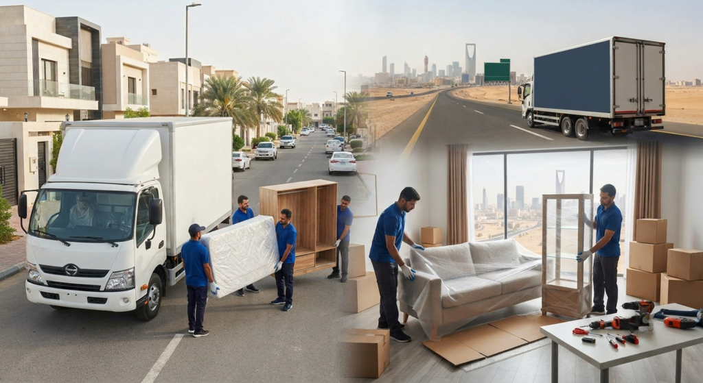 نقل عفش داخل وخارج الرياض