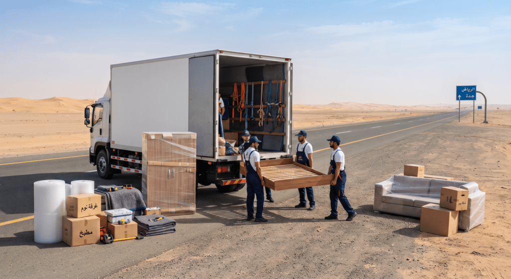 نقل عفش من الرياض إلى جدة